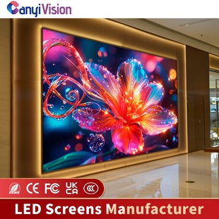 Full Color Led High-Definition Display Indoor Cob Small Spacing P1.53P1.25P0.9 Advertising Digital Large Screen