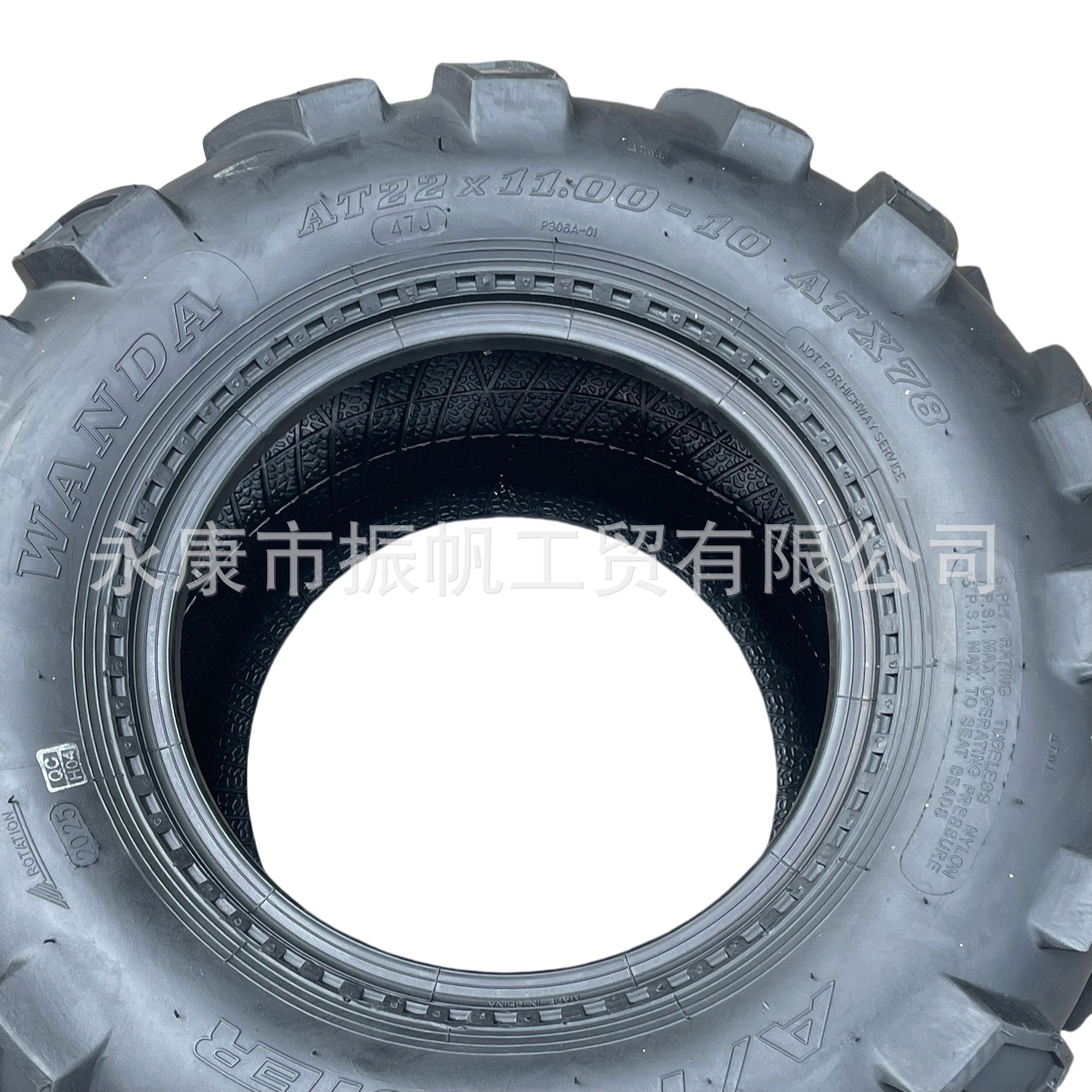 ATV 4 ruedas de playa 10 pulgadas neumáticos vacíos off-road 22X11-10 neumáticos de go-kart gruesos W6 capas