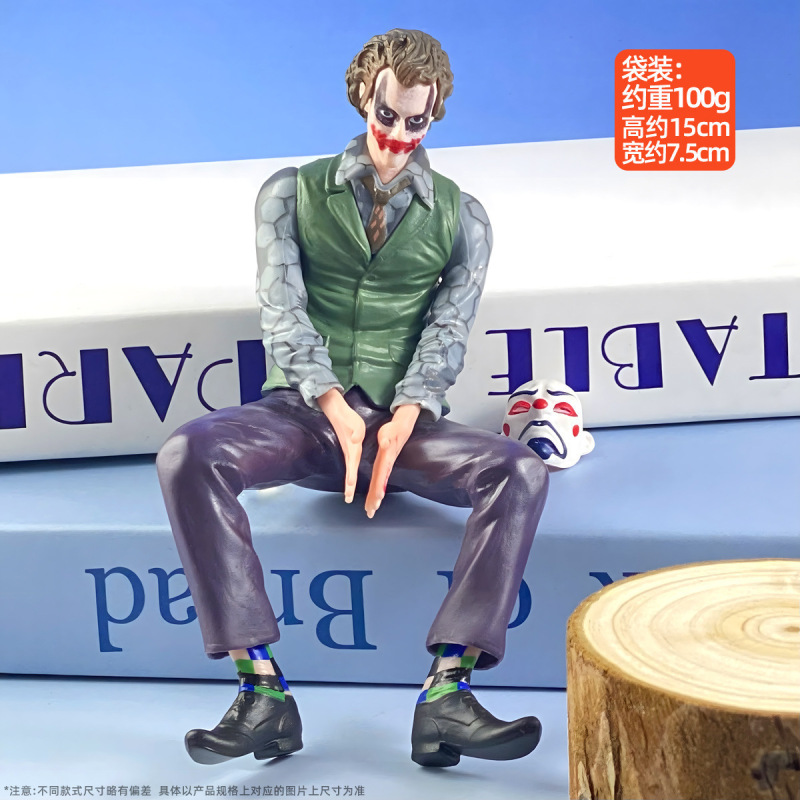 ジョーカー DC ヒース・レジャー アメリカ コミック ダークナイト ジョーカー 自殺分隊 フィギュア オーナメント ルーフ人形|undefined