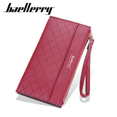 Baeller ryの新型の女性の長い財布の韓国版の百合の双ファスナーの多カードの位置の手はカバンの卸売りを持ちます。