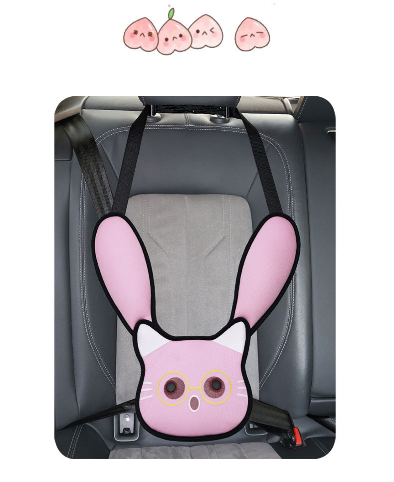 Cross-Border Wholesale Car Seat Belt Adjustment Retainer Children's Supplies Cartoon Protective Cover Cute Car Headrest