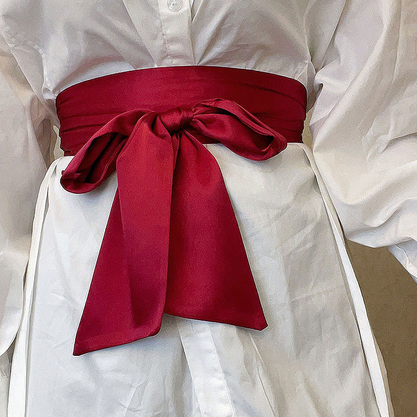 arco cinturón cinturón vestido correa decoración falda cinturón ancho