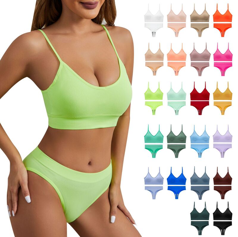 Women's Breathable Gather-Back Non-Rim Underwear Small Chest Backless Panties Sports Fitness Yoga T-shaped suit