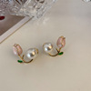 Advanced earrings from pearl, 2022 collection, high-quality style, bright catchy style