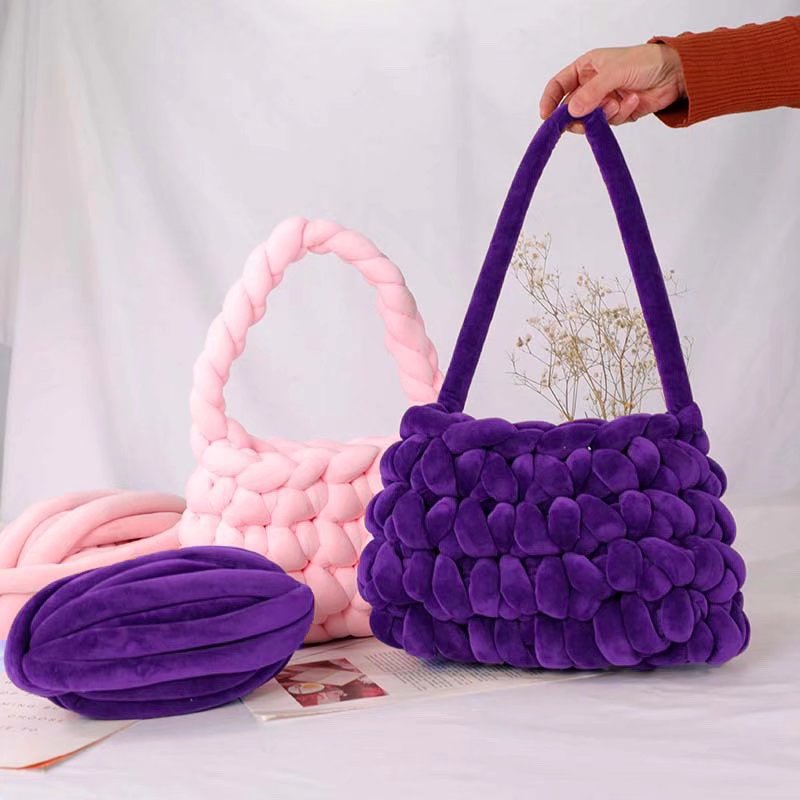 超粗灌心棉2022新品暖绒棉手编工艺品宝宝宠物窝垫子毯子用粗毛线