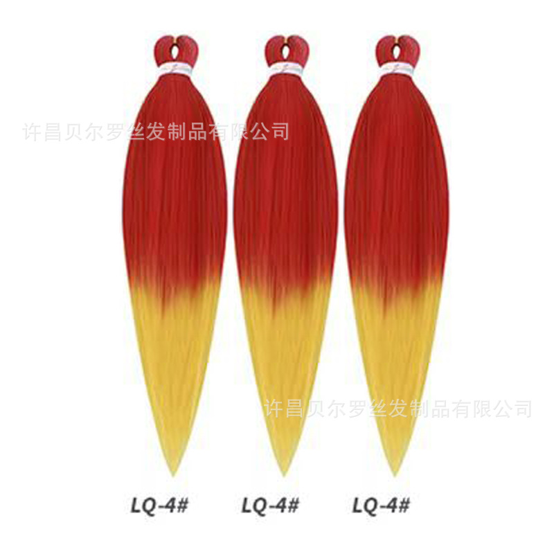 Kit de 3 pelucas EZ Braid – cabello synthetic, colores sólidos/degradé