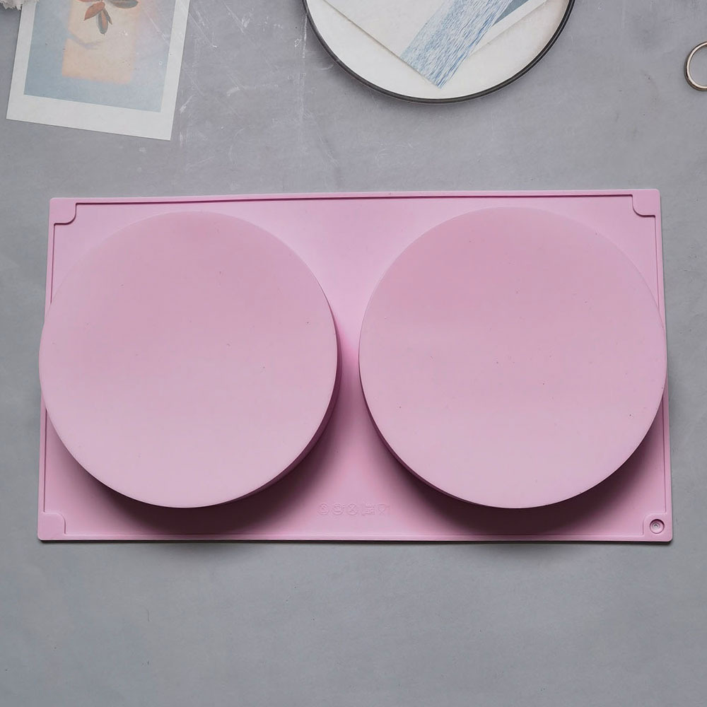 2 discos 309 pasteles molde de silicona pasteles hechos a mano gelatina torta molde de pan herramientas de horneado