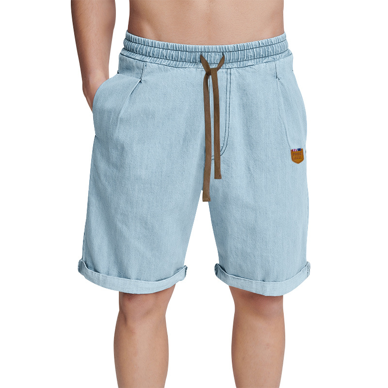 Summer New Casual Cashew Flower Men's Trendy Colored Simplified Shorts_mkmklike.com