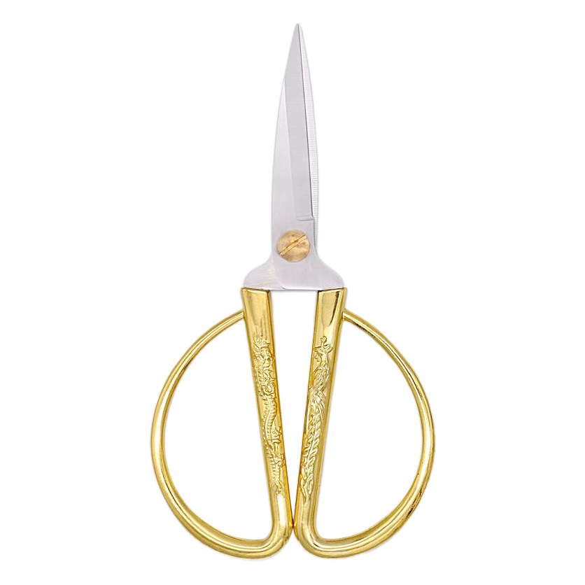 En stock al por mayor de acero de oficina tijeras para el hogar tijeras de apertura de acero inoxidable tijeras de dragón y Fénix multiusos