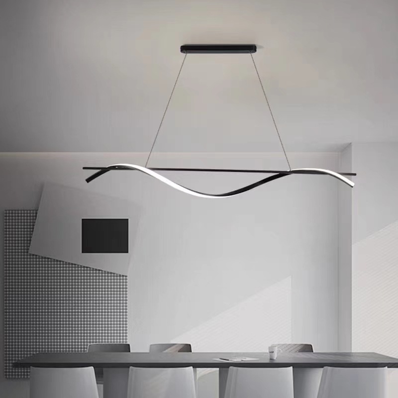 Iluminación de lámpara de bar nórdica moderna de comedor minimalista italiana lámpara de estilo minimalista