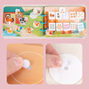 Book with stickers, multi-use children's smart toy, dinosaur, farm, training, early education