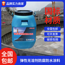 无溶剂弹性抗臭氧防腐涂料 污水池耐腐蚀耐酸碱专用材料源头直供