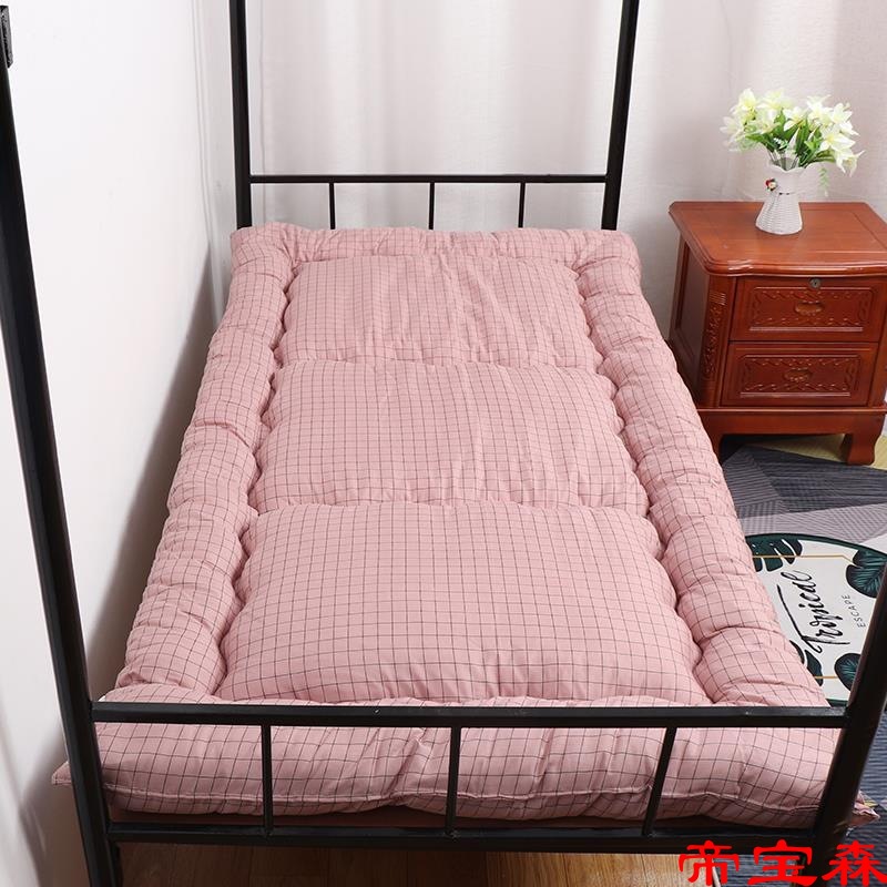 床墊學生女鐵架床上下鋪宿舍單人雙人榻榻米可折疊加厚保暖床褥子