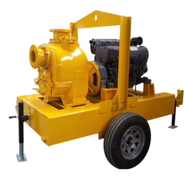 La bomba contra incendios diesel tiene un rendimiento estable y una pequeña unidad de bomba de agua de emergencia contra incendios