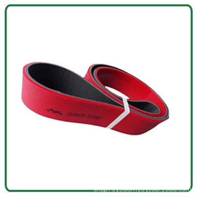 Glued Flat Belt, Red Rubber Synchronous Belt, Paper Feeder Belt, Sponge Conveyor Belt, Packaging and Printing Tape (Avtomobil ötürücü kəmərləri) - customized-size-of-red-rubber-belt