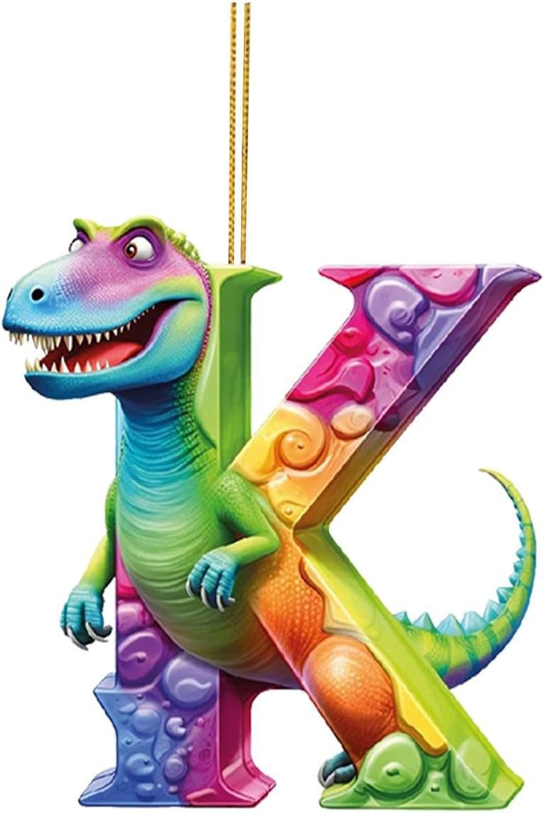 Dinosaurio 26 letras inglesas deformación de números deformación de juguetes de dinosaurio ABCD
