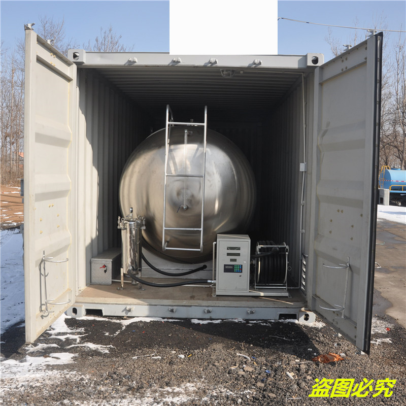 航空煤油用储存罐体 304不锈钢材质 8T厢式储油罐