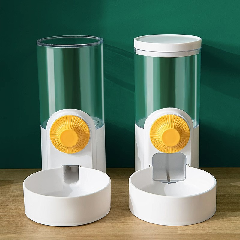 Jaula para mascotas, bebedero, gato colgante, alimentador de agua potable, cuenco para perros, cuenco para gatos, suministros para jaulas para perros de gran capacidad