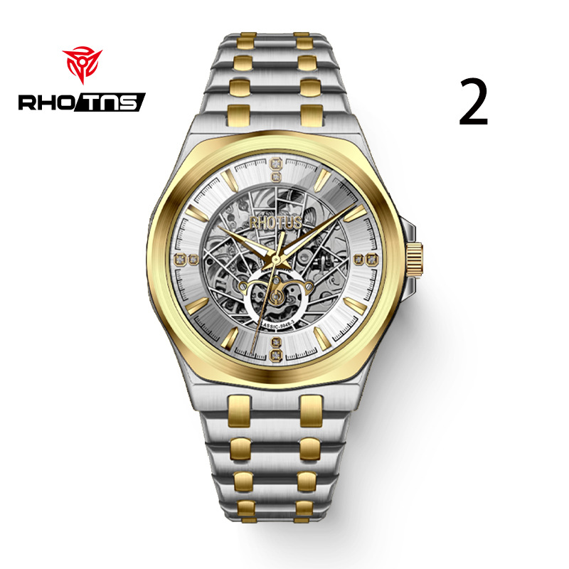 금 껍질과 흰색 표면 사이의 금 강철 스트립 5048-3