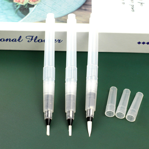 Water storage pen water writing watercolor pen fountain pen filling water painting pen hook line solid watercolor pen water soluble color lead