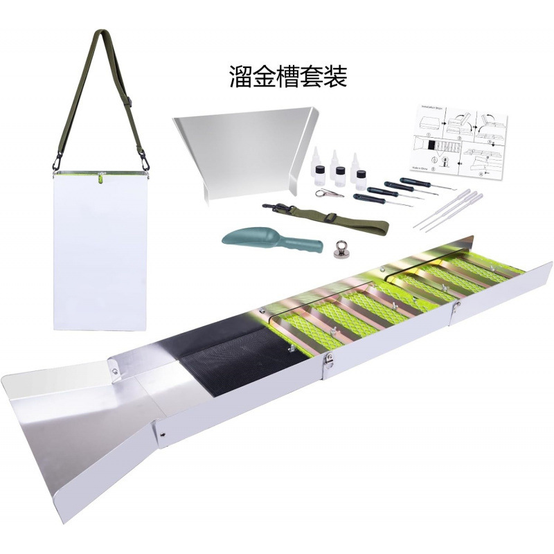 淘金工具  淘金溜槽无动力选金溜槽溜金槽橡胶淘金槽|undefined