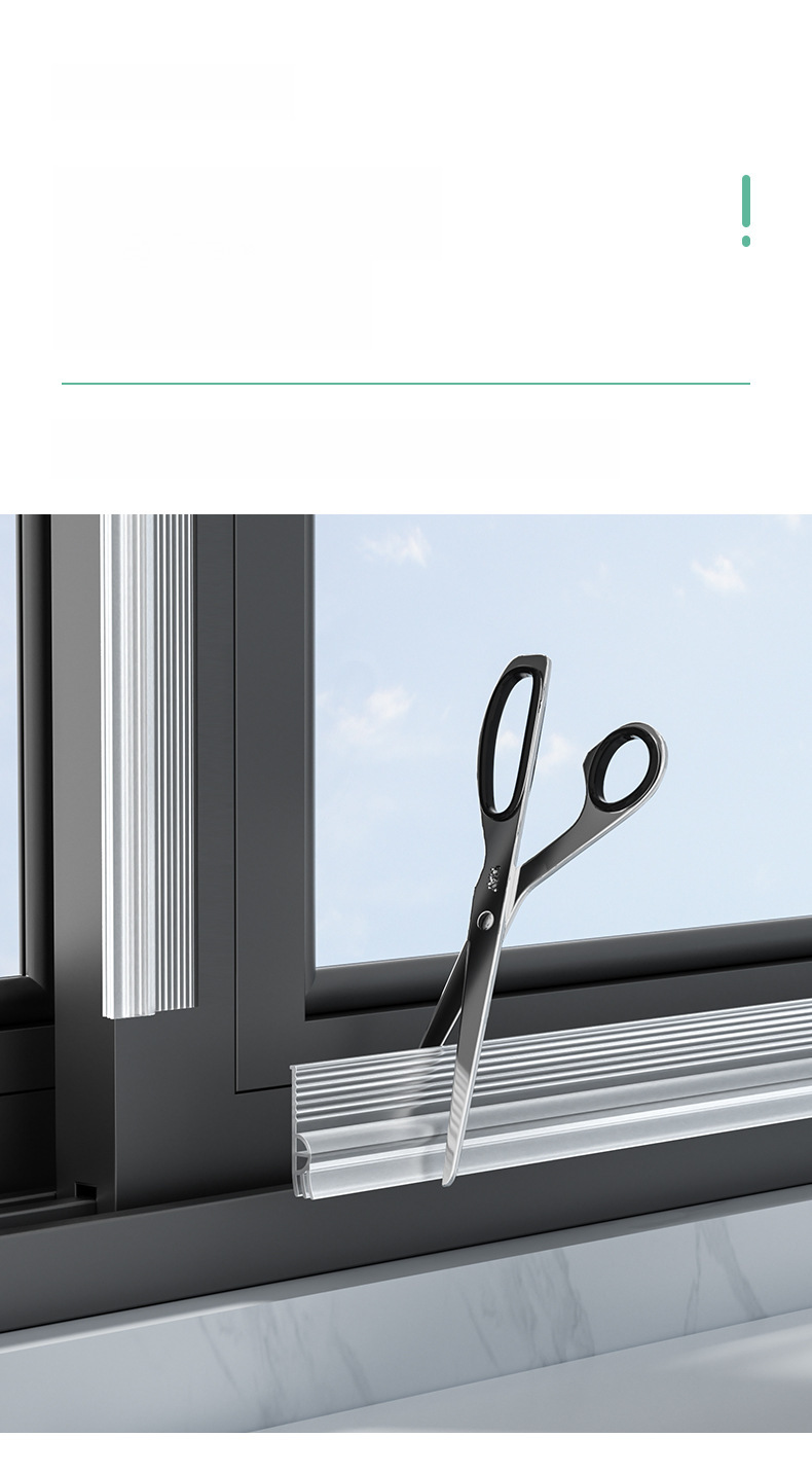 Sliding window sealing strip window windshield artifact gap filling plug strip plastic steel window windshield sealing window waterproof strip
