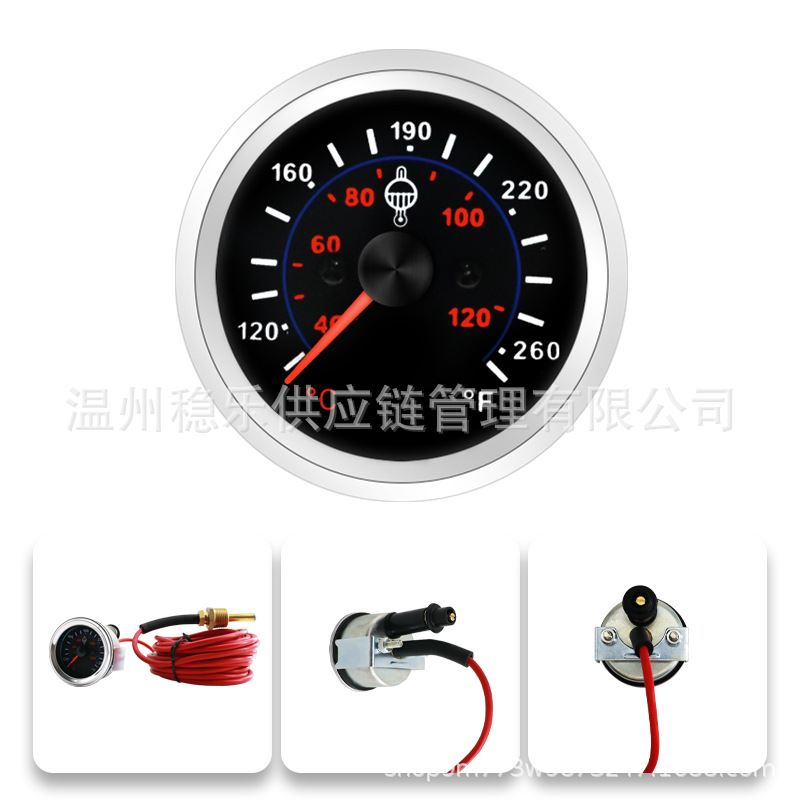 Robust Supply Chain Management Co., Ltd. Universal Mechanical Water Temperature Meter with Wire 5m 40-120 ° C
