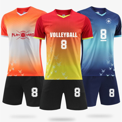 children Volleyball clothing Short sleeved Gas Volleyball train Jersey Tennis clothes juvenile match clothes suit