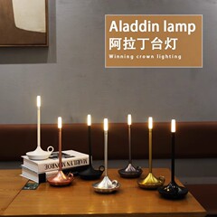 装飾テーブルランプモダンシンプルレトロバークリエイティブベッドサイドナイトライトメーカー卸売屋外キャンプ充電タッチ