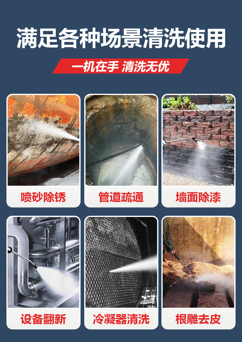 Ultra-high pressure industrial cleaning machine car wash shop dedicated high-power commercial FK pump head car washer farm