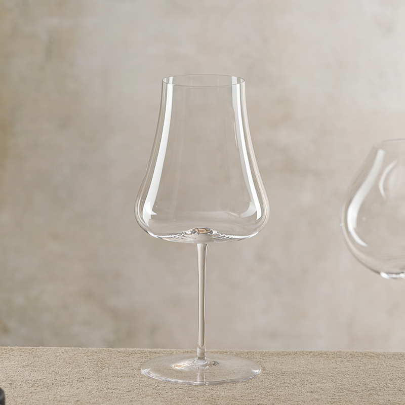 Cabeza de cebolla copa de vino de borgoña copa de vidrio de cristal copa de vino desnuda premio de punto rojo copa de bordeaux alto valor nominal