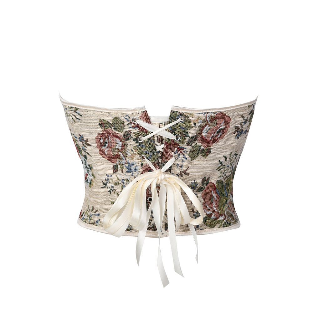 Nuevo retro rosa impresión pectoral hueso de pez camisa de mujer Amazon AliExpress suministro de comercio electrónico transfronterizo