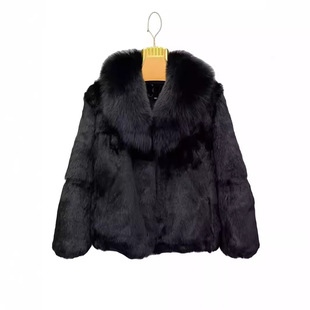 New Fox Fur Collar Qingguo Collar Autumn and Winter Fashionable Elegant Thickeneded Women's Versatile Winter Warm Casual Jacket