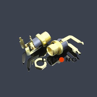 DC-025BML-57-20 Gold-plated High Current / PCB Female Seat / DC Power Socket / DC DC Socket