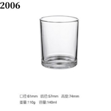 カスタマイズされた寝室のロマンチックな燭台装飾品マルチカラースプレーガラスキャンドルカップ透明ガラス容器アロマセラピー空のカップ|undefined