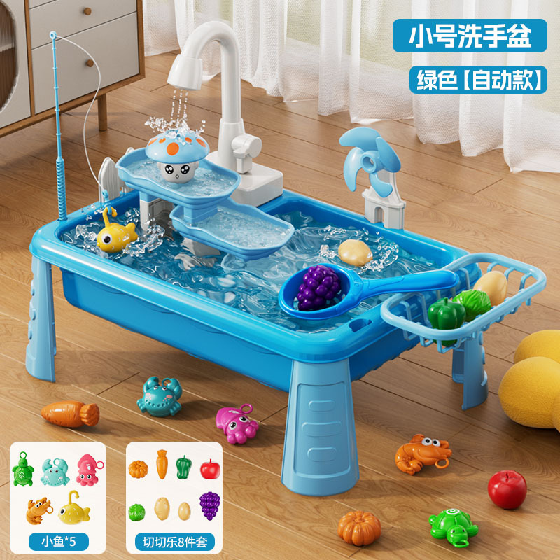 赤ちゃんの楽園の子供のおもちゃの電動の食器洗い機のおもちゃのセットは水を遊んで釣ります。|undefined