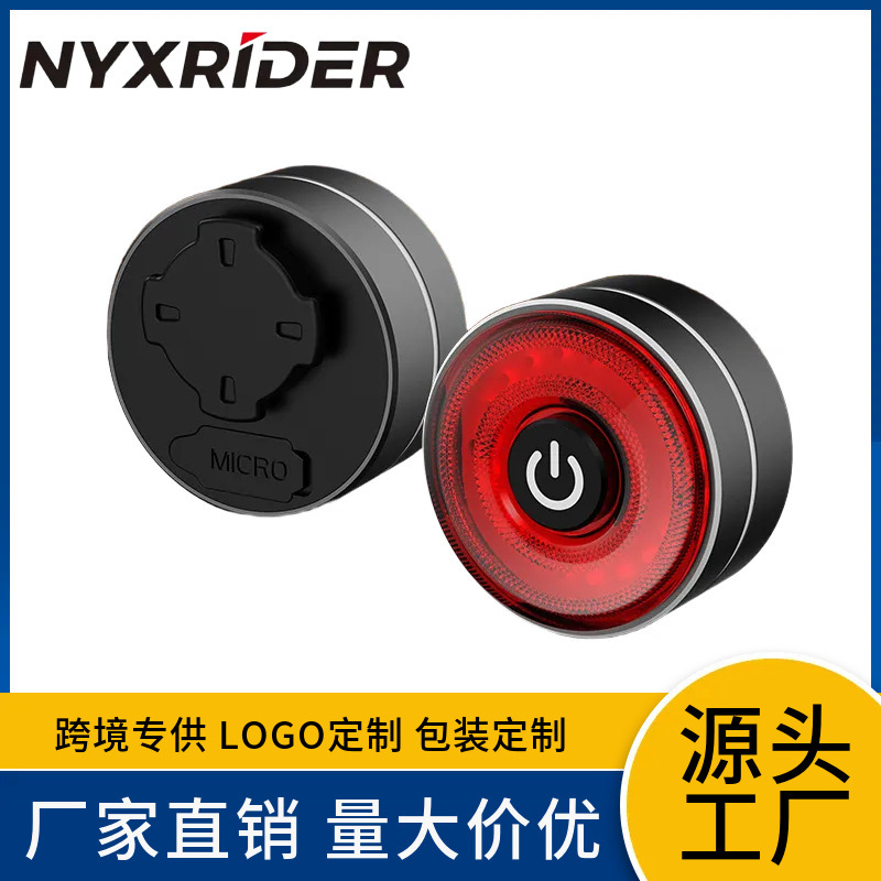 Factory Direct Sales Bicycle Tail Light Brake Sensor Light Warning Light Mountain Bike Road Bike Night Riding Outdoor Cycling Equipment Factory Direct Sales Bicycle Tail Light Brake Sensor Light Warning Light Mountain Bike Road Bike Night Riding Outdoor Cycling Equipment