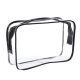 Travel Dry and Wet Separate Transparent Cosmetic Storage Bag Toiletry Bag Portable Large Capacity Waterproof Storage Bag