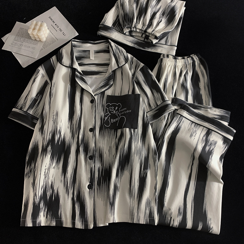 평직 - 수묵곰 [반팔+반바지+바지]