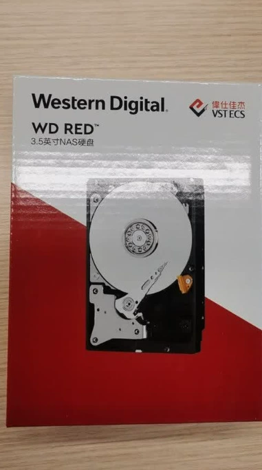 Подходит для NAS с интерфейсом SATA Western Digital (WD), 6TB (WD60EFPX) красный диск