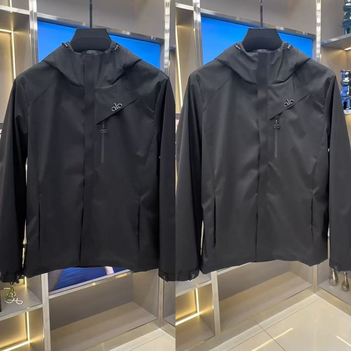 2025新款男士春秋连帽外套商务休闲轻奢潮流上衣爆款夹克反季男装