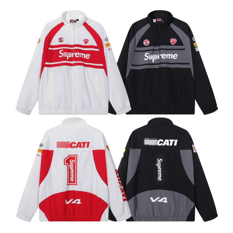 Foreign Trade Cross-Border Ducati Racing Style Windproof Jacket for Men and Women
