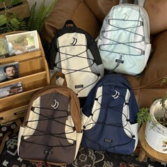 Mirenbuの魅力的な布の色合わせのリュックサックの登山スポーツの小包のアウトドア旅行のリュックサックは学生のカバンに行きます。