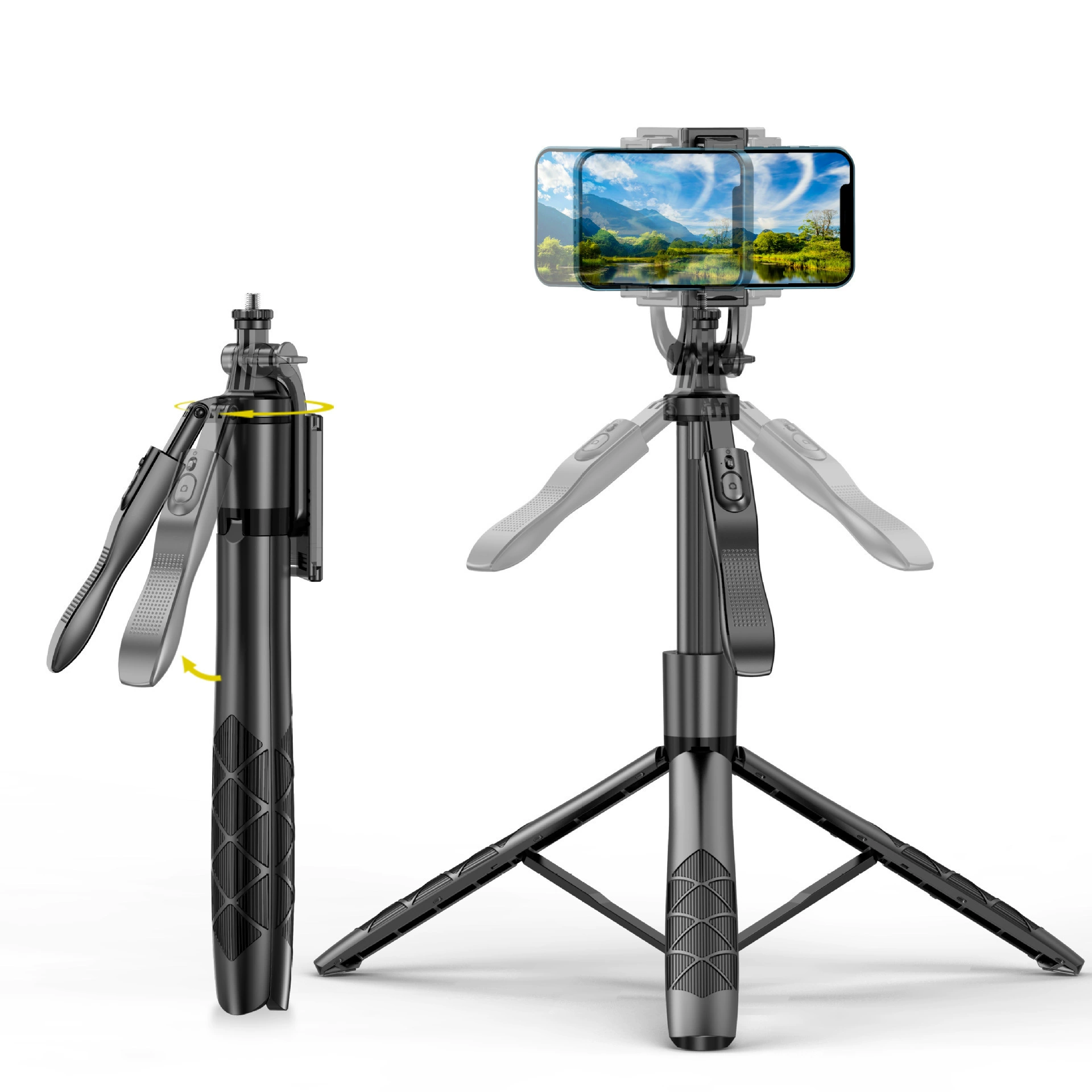Mobile phone, handheld floor fill light, telescopic tubing, tripod, bluetooth, 16pcs