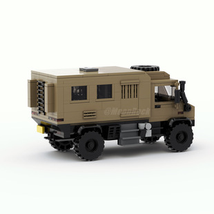 MOC building blocks compatible with Lego 124188 Mercedes-Benz Unimog U4000 cross-border building blocks off-road