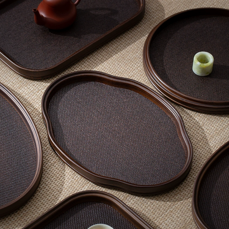 Walnut Wooden Japanese Stupid Disc Nubinth Tea Disk Drinking Fruit Dry Fruit Drive Fruit Drives Charus Disk Cup Cup Cup Camer Tea Table