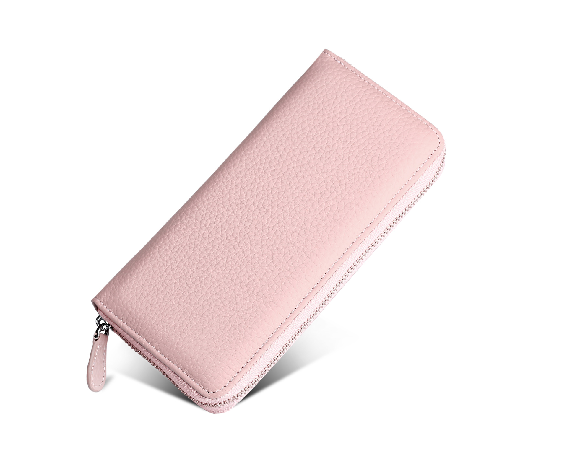 Transfronterizo caliente-venta bolso de cuero multifuncional de gran capacidad de órgano titular de la tarjeta RFID anti-desmagnetización antirrobo cepillo de fábrica en stock image 12