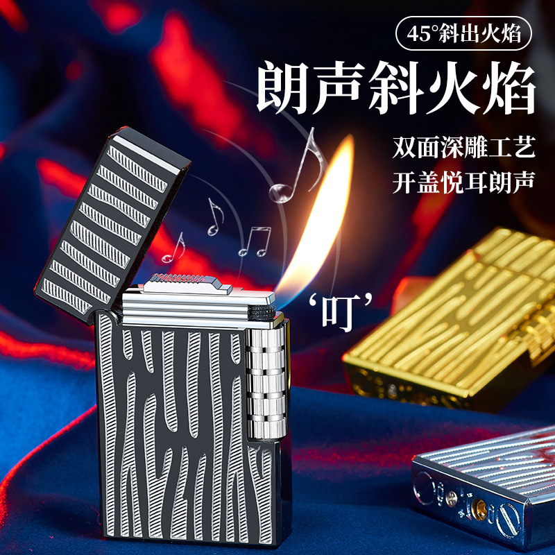 Langming 明火インフレータブルライタークールなパーソナライズされたライター卸売親戚や友人用|undefined