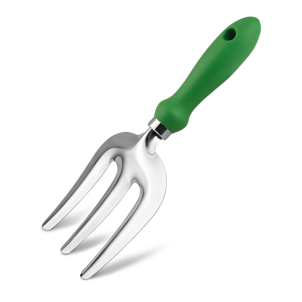 Plastic Handle Stainless Steel Garden Planting Tools Outdoor Vegetable Planting Flower Puller Household Pointing Shovel Rake Set