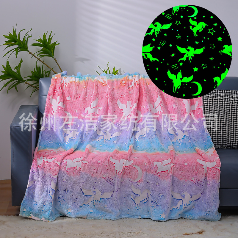 Al por mayor, mantas de niños transfronterizas, franela, mantas de siesta de oficina, mantas de aire acondicionado, mantas de jardín de infantes de dibujos animados, mantas en stock